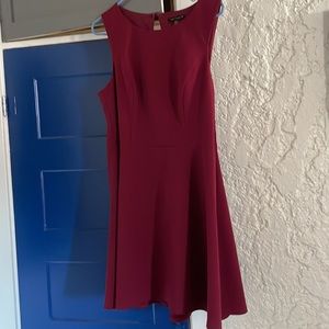 Maroon City Triangle dress